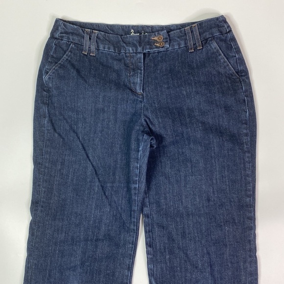 Boden Wide Jeans Denim Pants Trousers WC113 Indigo Blue 10 Long - Picture 2 of 13